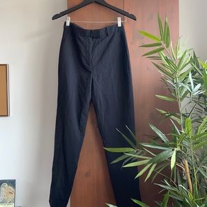 High Waist Slim Pant in Black